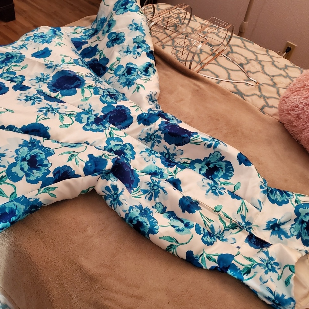 Floral Mermaid Style Dress
